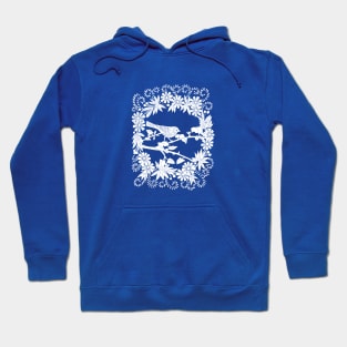 Paper Cut Bird Hoodie